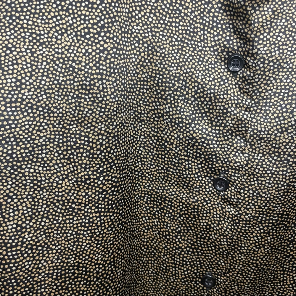 Vintage Kasper Small Dots Pattern Button Up Blouse - image 4